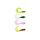 Fox Rage Micro Grub Tail UV Mixed Colour 4cm 8pk Mixed Colours